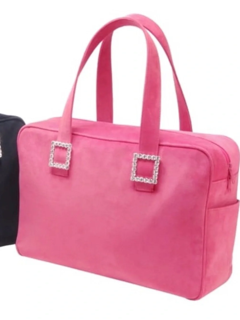 Vintage Surly Girl Pink Bag w/ Rhinestones *Rare*